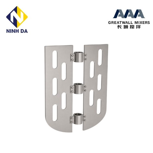 Cánh khuấy khung Greatwall Mixers Cánh khuấy khung bản BKS Greatwall Mixers hai bản cong đục rãnh, ba bạc kẹp trục