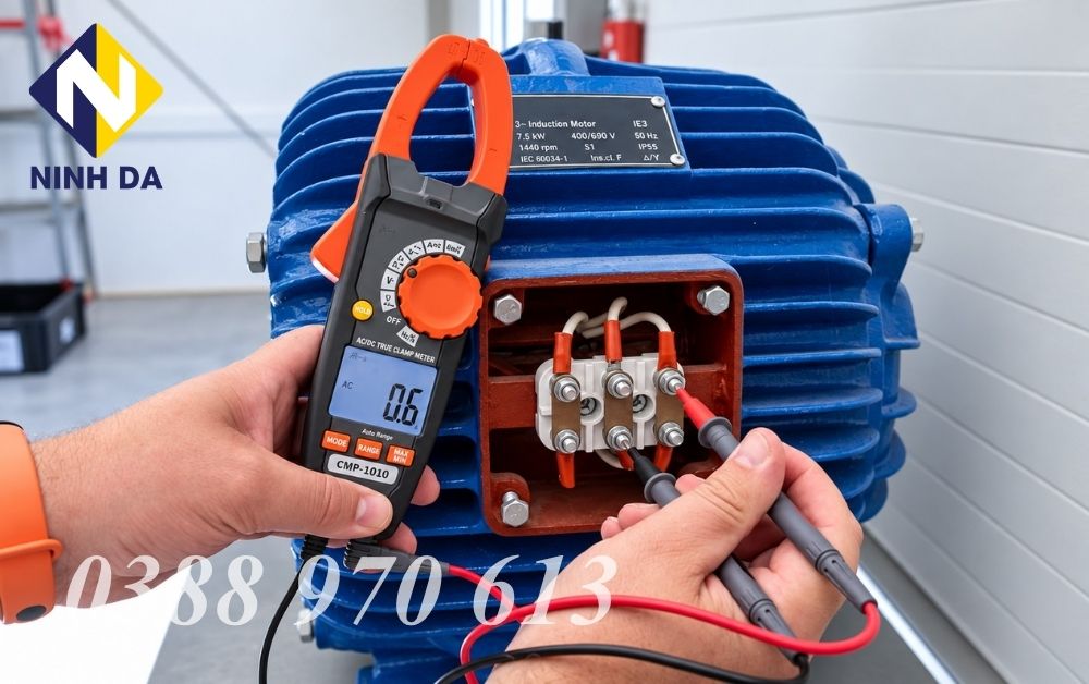 Đo dòng điện trên motor